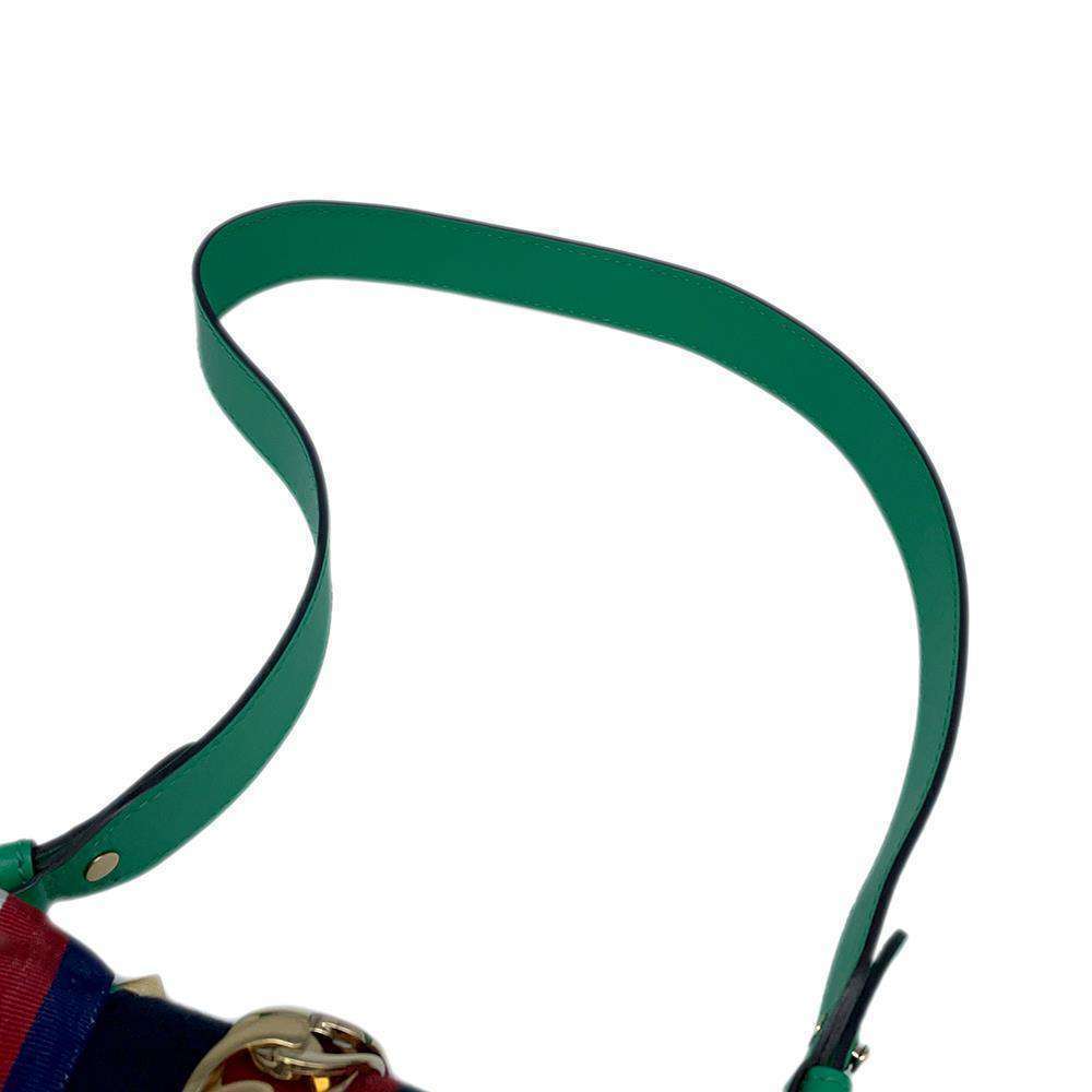 Gucci Sylvie Shoulder Bag Handbag Chain Motif White - Picture 12 of 12